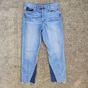 Joe's Jeans The Debbie High Rise Straight Crop Medium Light Wash Jeans Size 31